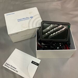 Black Wireless Backup Camera System